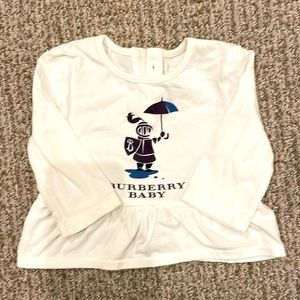 Burberry baby shirt 3 months.  Never worn